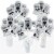 Big Dot of Happiness Graveyard Tombstones - Halloween Party Centerpiece - Table Toppers 15 Ct Perspective: front