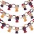 Big Dot of Happiness Friends Thanksgiving Feast 90 Links/30 Tassels Paper Chains Garland 21' Perspective: front