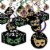 Big Dot of Happiness Mardi Gras - Masquerade Hanging Decor - Party Decor Swirls - Set of 40 Perspective: front