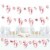 Big Dot of Happiness Pink Elegant Cross Girl Religious Decor Clothespin Garland Banner 44 Pc Perspective: front