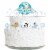 Big Dot of Happiness Arctic Polar Animals - Winter Birthday Decor Kit Cake Topper Set 11 Pc Perspective: front