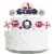 Big Dot of Happiness But First, Wine - Birthday Party Cake Decor Kit - Cake Topper Set 11 Pc Perspective: front