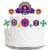 Big Dot of Happiness Happy Diwali - Festival of Lights Party Decor Kit Cake Topper Set 11 Pc Perspective: front