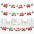 Big Dot of Happiness Christmas Train Holiday Party DIY Decor Clothespin Garland Banner 44 Pc Perspective: front