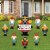 Big Dot of Happiness Christmas Nutcracker - Outdoor Lawn Decor Holiday Party Yard Signs 8 Ct Perspective: front