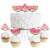 Big Dot of Happiness Sweet Watermelon Cupcake Toppers Fruit Party Clear Treat Picks 24 Ct Perspective: front
