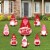 Big Dot of Happiness Valentine Gnomes - Outdoor Lawn Decor - Valentine’s Day Yard Signs 8 Ct Perspective: front