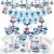Big Dot of Happiness Ahoy It's a Boy - Nautical Party Supplies Banner Decor Kit Fundle Bundle Perspective: front