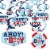 Big Dot of Happiness Ahoy It's a Boy - Nautical Baby Shower Hanging Party Decor Swirls 40 Ct Perspective: front