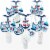 Big Dot of Happiness Ahoy It's a Boy - Nautical Baby Shower Centerpiece - Table Toppers 15 Ct Perspective: front