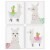 Big Dot of Happiness Whole Llama Fun Unframed Llama Linen Paper Wall Art 4 Ct Artisms 8 x 10 Perspective: front