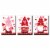 Big Dot of Happiness Valentine Gnomes -Valentine's Day Wall Art - 7.5 x 10 inches - Set of 3 Perspective: front