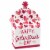 Big Dot of Happiness Happy Galentine's Day - Valentine's Day Party Goodie Gable Boxes 12 ct Perspective: front