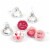 Big Dot of Happiness Happy Galentine's Day - Valentine's Day Candy Sticker Labels - 108 ct Perspective: front