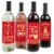 Big Dot of Happiness Chinese Lanterns 2023 Lunar New Year Rabbit Wine Label Stickers 4 Ct Perspective: front