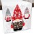 Big Dot of Happiness Christmas Gnomes Holiday Cloth Table Runner 13 x 70 in Perspective: front