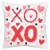 Big Dot of Happiness Happy Valentine's Day Decor - Cushion Case Throw Pillow Cover 16 x 16 In Perspective: front