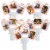 Big Dot of Happiness Bride Squad Rose Gold Bridal - Centerpiece Photo Table Toppers 15 Ct Perspective: front