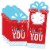 Big Dot of Happiness Thank You Nurses Appreciation - Money Card Nifty Gifty Card Holders 8 Ct Perspective: front