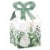 Big Dot of Happiness Boho Botanical - Square Favor Gift Boxes Greenery Party Bow Boxes 12 Ct Perspective: front