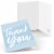 Big Dot of Happiness Dusty Blue Elegantly Simple - Guest Party Favors Thank You Cards 8 Ct Perspective: front