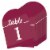 Big Dot of Happiness Burgundy Elegantly Simple Double-Sided 5 x 7 In Cards Table Numbers 1-20 Perspective: front