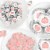 Big Dot of Happiness Girl Little Pumpkin Birthday Baby Shower Candy Favor Sticker Kit 304 Pc Perspective: front