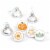 Big Dot of Happiness Little Pumpkin Birthday or Baby Shower Round Candy Sticker Favors 108 Ct Perspective: front