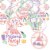 Big Dot of Happiness Pajama Slumber Party Girls Birthday Decor Decoration Swirls 40 Ct Perspective: front