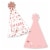 Big Dot of Happiness Pink Rose Gold Birthday - Party Thank You Cards with Envelopes - 12 Ct Perspective: front