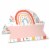 Big Dot of Happiness Hello Rainbow Boho Birthday Party Buffet Table Name Place Cards 24 Ct Perspective: front