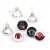 Big Dot of Happiness Christmas Pajamas Holiday Party Round Labels Fit Chocolate Candy 108 Ct Perspective: front
