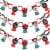Big Dot of Happiness Christmas Pajamas Decoration Kit Holiday Party Paper Chains Garland 21' Perspective: front