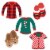 Big Dot of Happiness Christmas Pajamas - DIY Shaped Holiday Plaid PJ Party Cut-Outs - 24 Ct Perspective: front