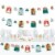 Big Dot of Happiness Colorful Christmas Sweaters Holiday Clothespin Garland Banner 44 Pc Perspective: front