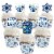 Big Dot of Happiness Hanukkah Menorah Holiday Party Cupcake Wrappers & Treat Picks Kit 24 Ct Perspective: front