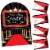 Big Dot of Happiness Red Carpet Hollywood Movie Night Party Game Candy Guessing Game Perspective: front