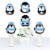 Big Dot of Happiness Winter Penguins Decorations Holiday & Christmas Party Essentials 20 Ct Perspective: front