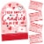 Big Dot of Happiness Happy Valentine’s Day How Many Hearts Party Game Candy Guessing Game Perspective: front