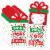 Big Dot of Happiness Co-Worker Appreciation Christmas Thank You Nifty Gifty Card Holders 8 Ct Perspective: front
