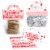 Big Dot of Happiness Happy Valentine's Day DIY Favor Bag Labels Candy Bags with Toppers 24 Ct Perspective: front