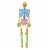 Blue Panda Foam Human Skeleton Puzzle Double Sided, 4 Foot Tall, 15 Pieces Perspective: front