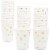 Blue Panda Party Paper Cups with Gold Square Confetti – Pack of 50, 9 oz Perspective: front