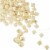 Geometric Wood Beads for Jewelry Making and DIY Crafts (20mm, 100 Pack) Perspective: front