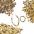 Wooden Beads for Crafts and Jewelry Making (5 Designs, 15 Sizes, 700 Pack) Perspective: front