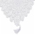 Juvale Lace Table Cloth Runner for Dinners and Parties (13 x 72 in, White) Perspective: front
