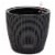 Pack Round Self Watering Pot Planter with Water Level Indicator, 8x8.5", Black Perspective: front