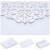 White Laser Cut Wedding Invitations with Envelopes (7.15 x 4.95 in, 24 Pack) Perspective: front