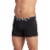 Jockey Mens Boxer Brief Size XXL - Black Perspective: front