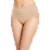Jockey® Matte & Shine Seamfree® Full Rise Brief Women's Underwear - Brown Stripes Perspective: front